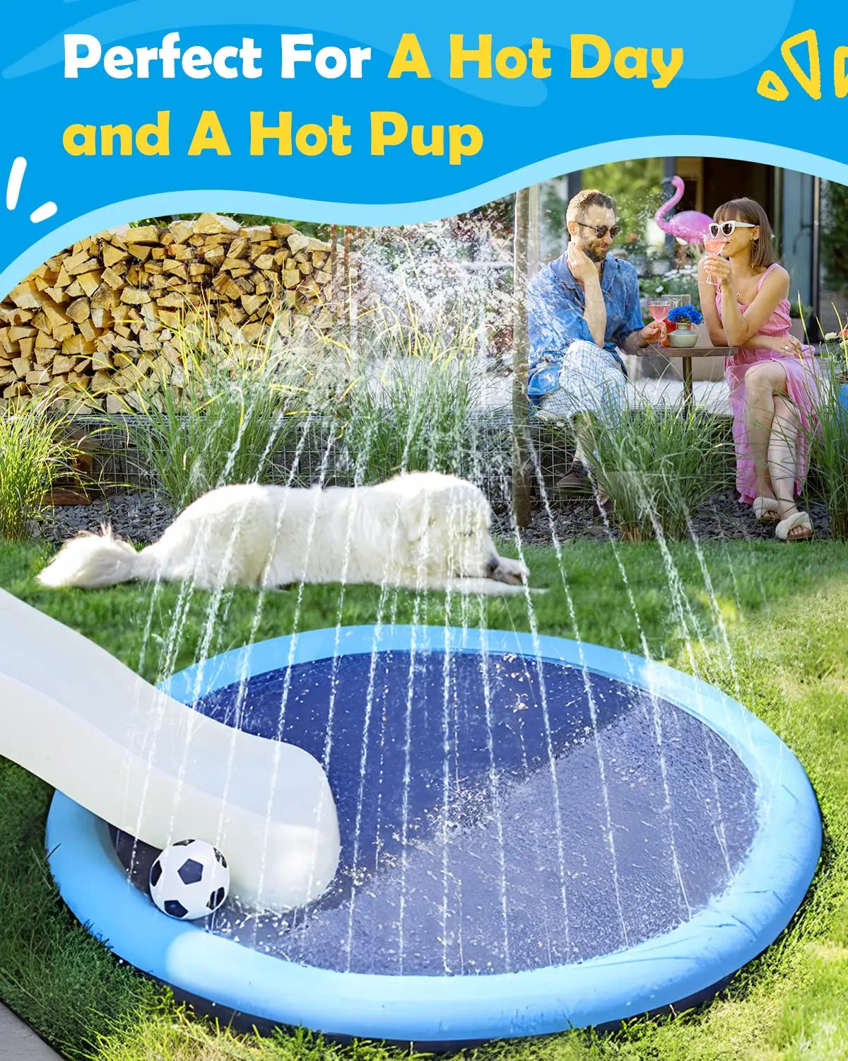 Dog  Sprinkler Pool